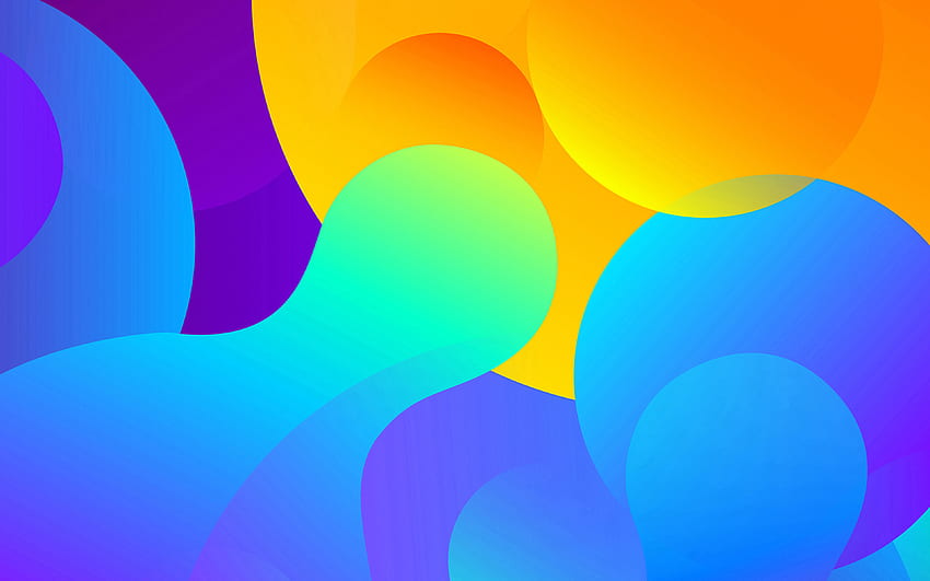 material design, abstrac liquid patterns, abstract waves, colorful backgrounds, geometric art, creative, artwork, abstract art, colorful waves HD wallpaper