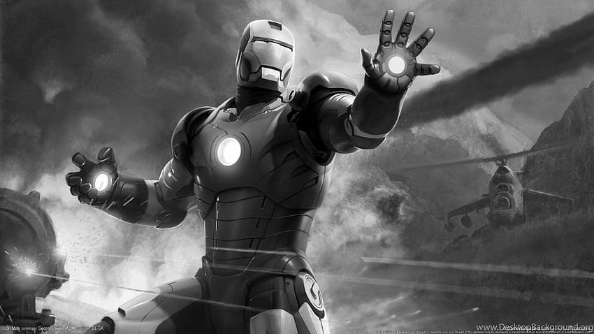 Iron man black and white HD wallpapers | Pxfuel