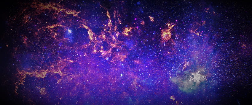 purple and orange galaxy Tapeta HD