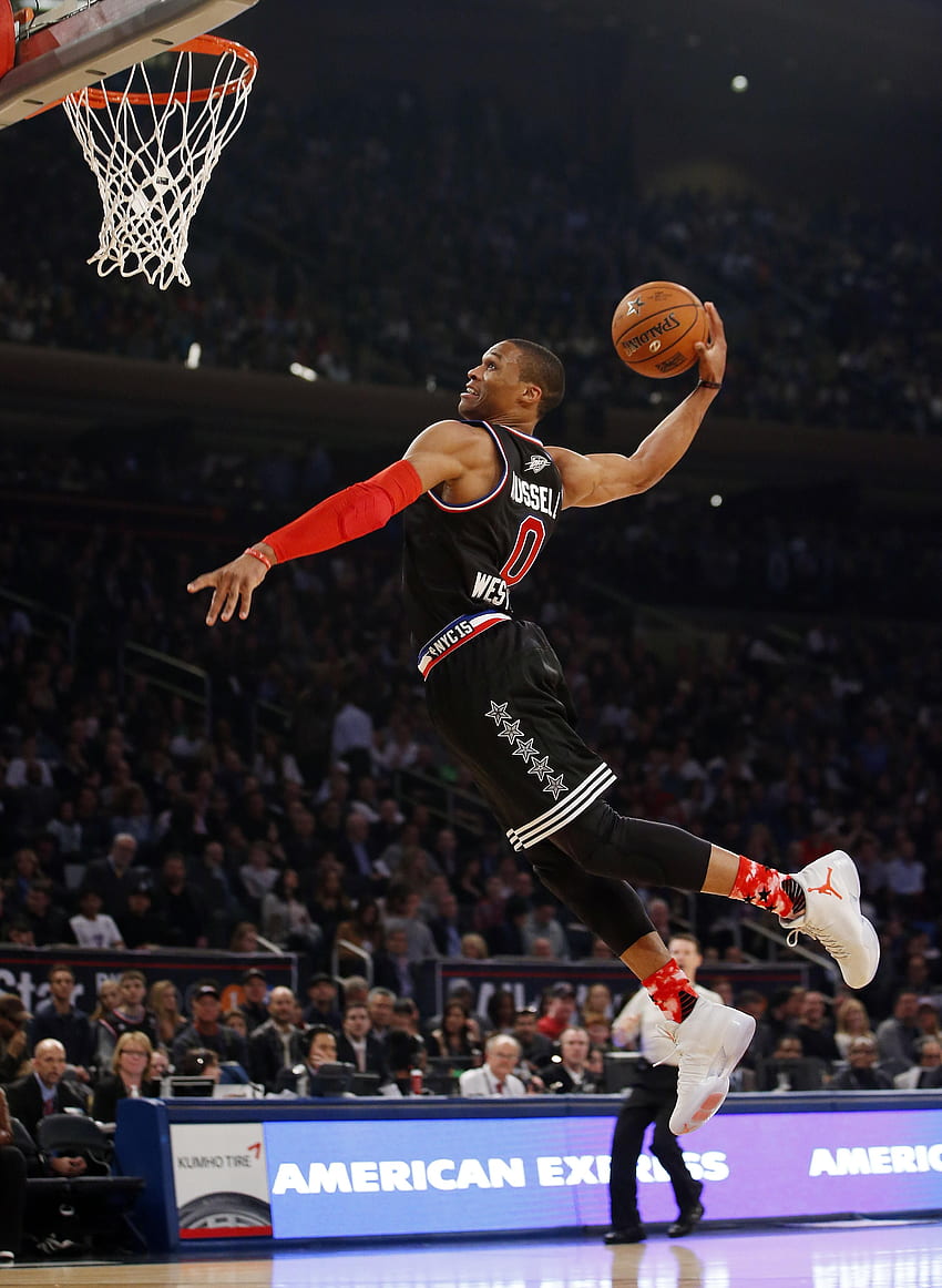 Russell Westbrook hat 41, West Edges East im NBA All Star Game Washington Times HD-Handy-Hintergrundbild