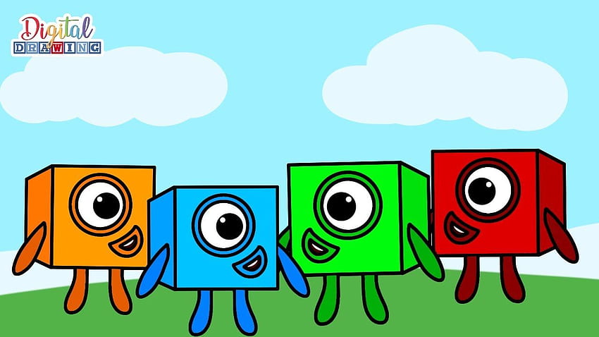 Numberblocks Band 1 1 1 1 Story in 2021. Small canvas art, Colouring printables, Cool drawings HD wallpaper
