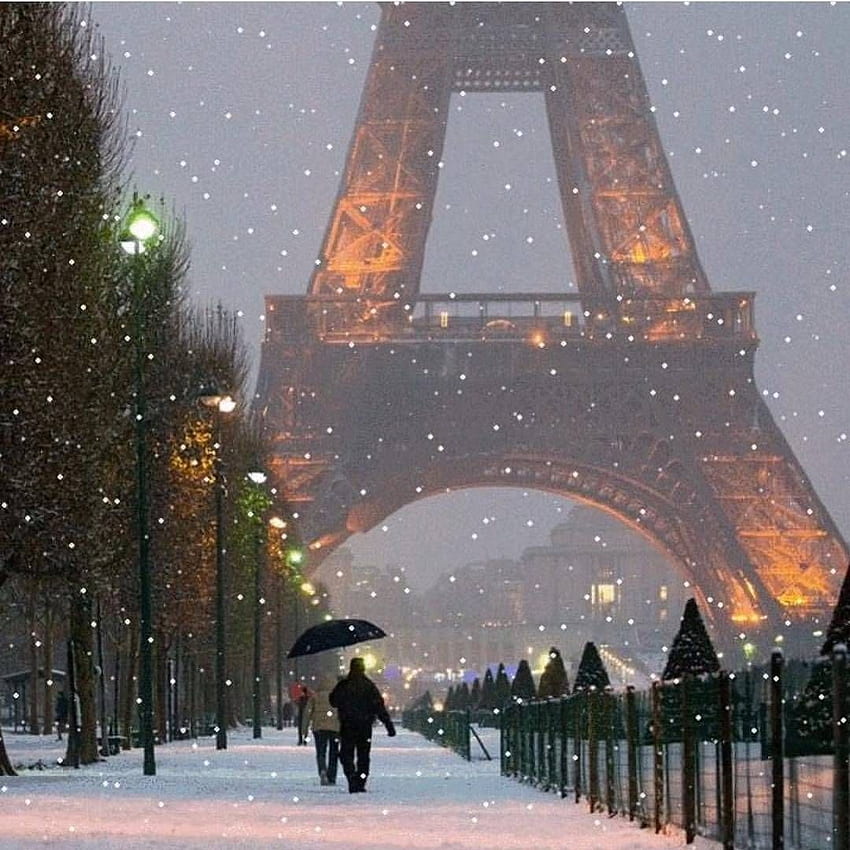 Good night ❤❤❤. Christmas in paris, Tour eiffel, Travel, Snowy Paris HD phone wallpaper