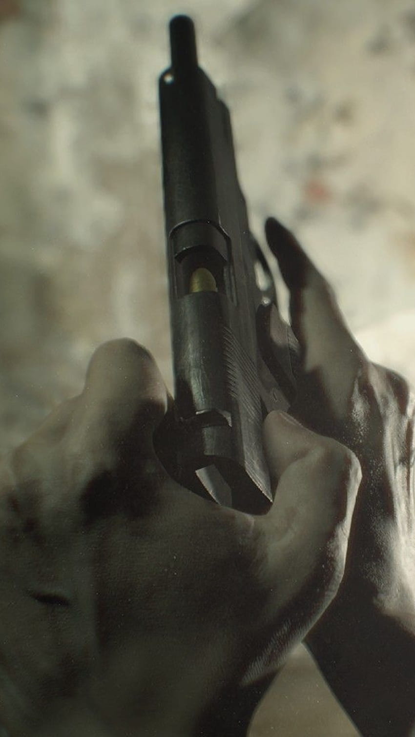 Пистолет Resident Evil Village, пистолет, пистолет, зло HD тапет за телефон