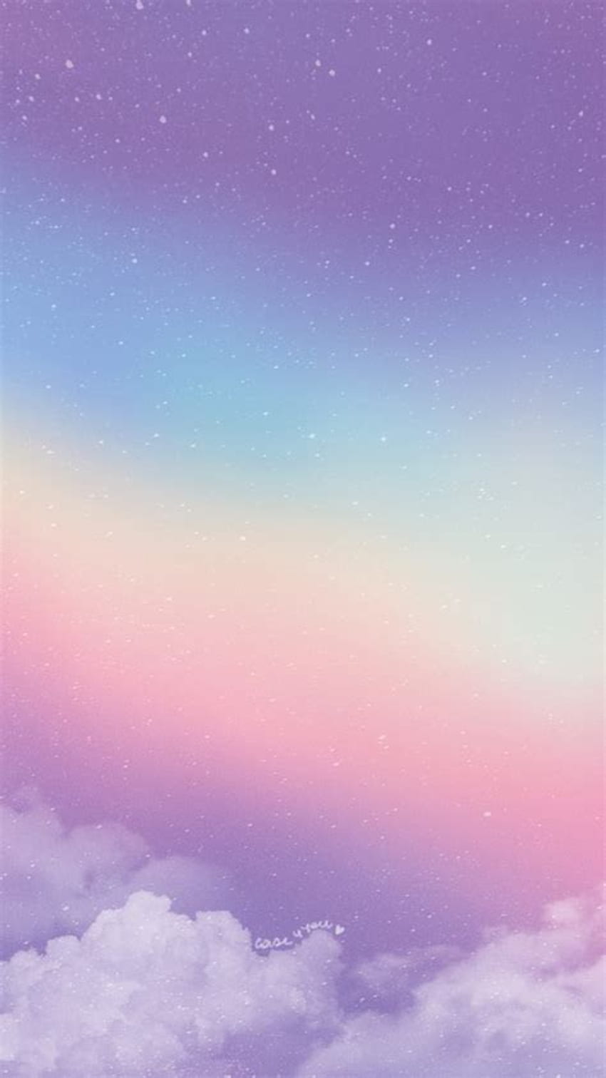 Galaxy Pastel Rainbow Gradient (Page 1) HD phone wallpaper
