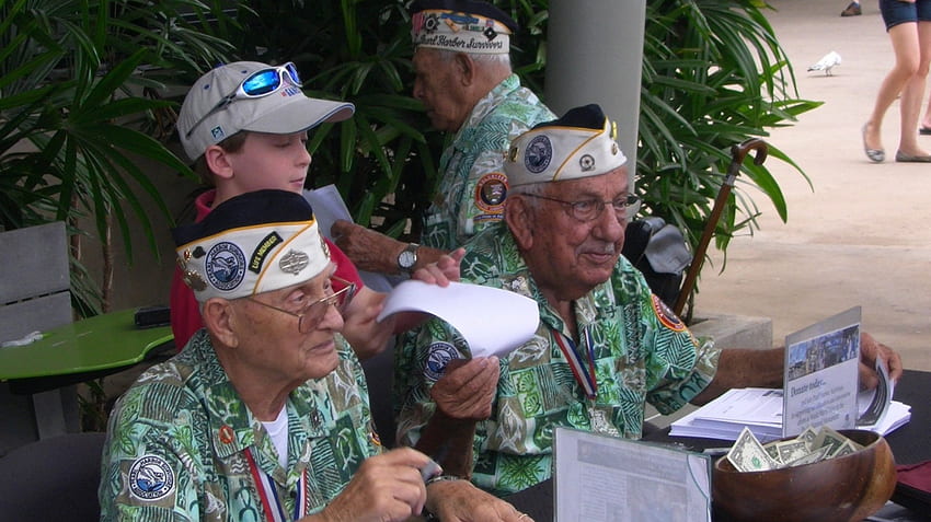 真珠湾の生存者, 有名な, ハワイ, 攻撃, 人々, 真珠湾, 生存者 高画質の壁紙