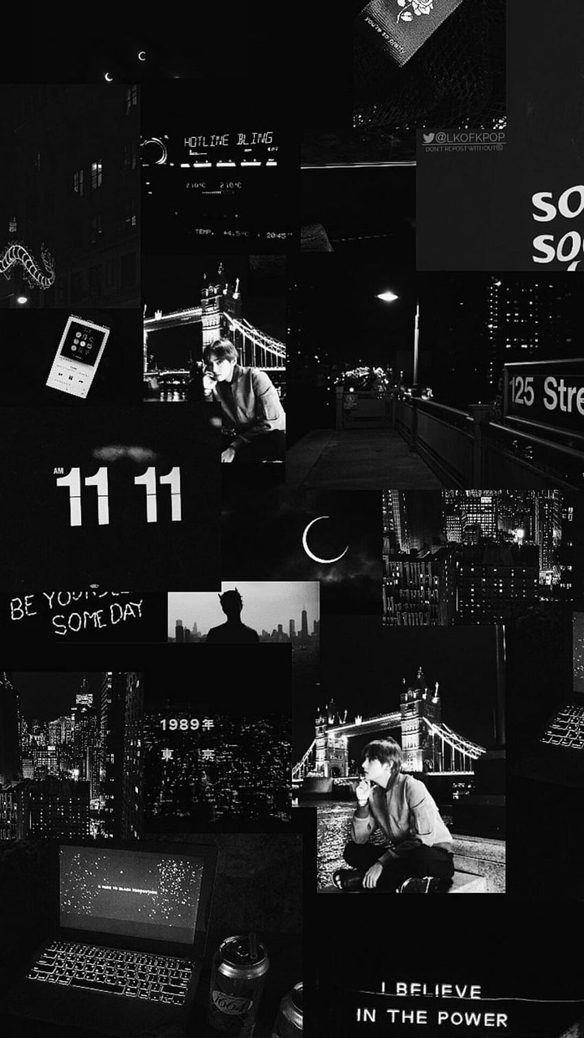 Aesthetic Black Collage, Dark Collage HD phone wallpaper | Pxfuel