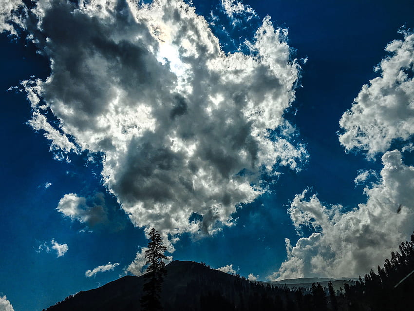 Natura, cielo, nuvole, prevalentemente nuvoloso, coperto Sfondo HD