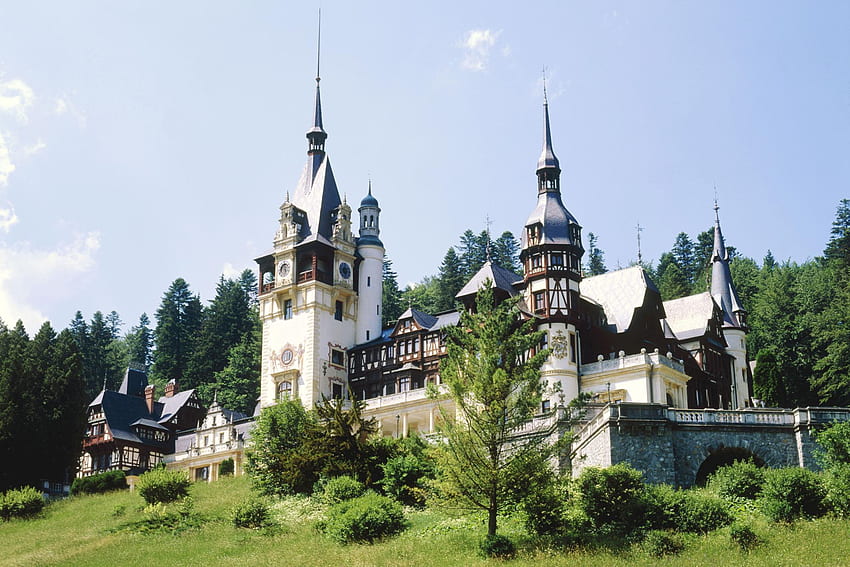 SCHLOSS PELES - RUMÄNIEN, Denkmäler, Peles, Rumänien, Schloss HD-Hintergrundbild