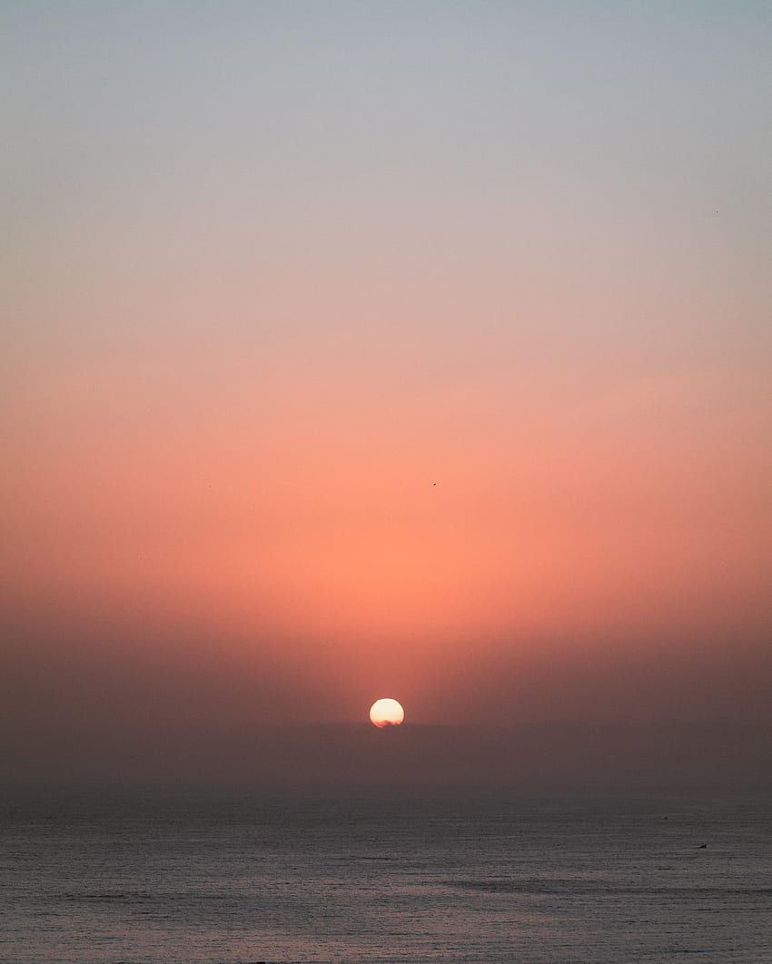 Nature, Sunset, Sky, Sea, Sun, Pink HD phone wallpaper