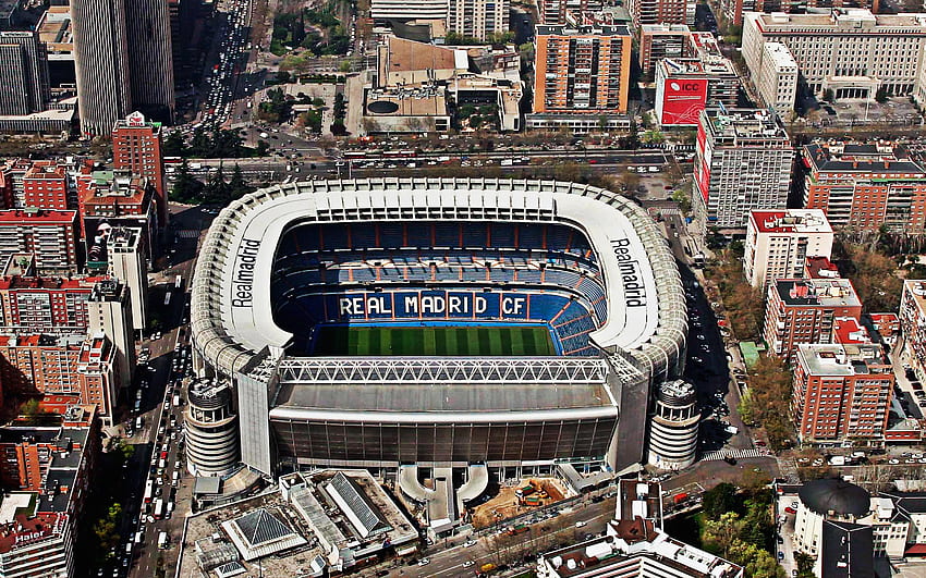 Stadion Santiago Bernabeu, Madryt, Hiszpania, Real Madryt - Santiago Bernabeu - Tapeta HD