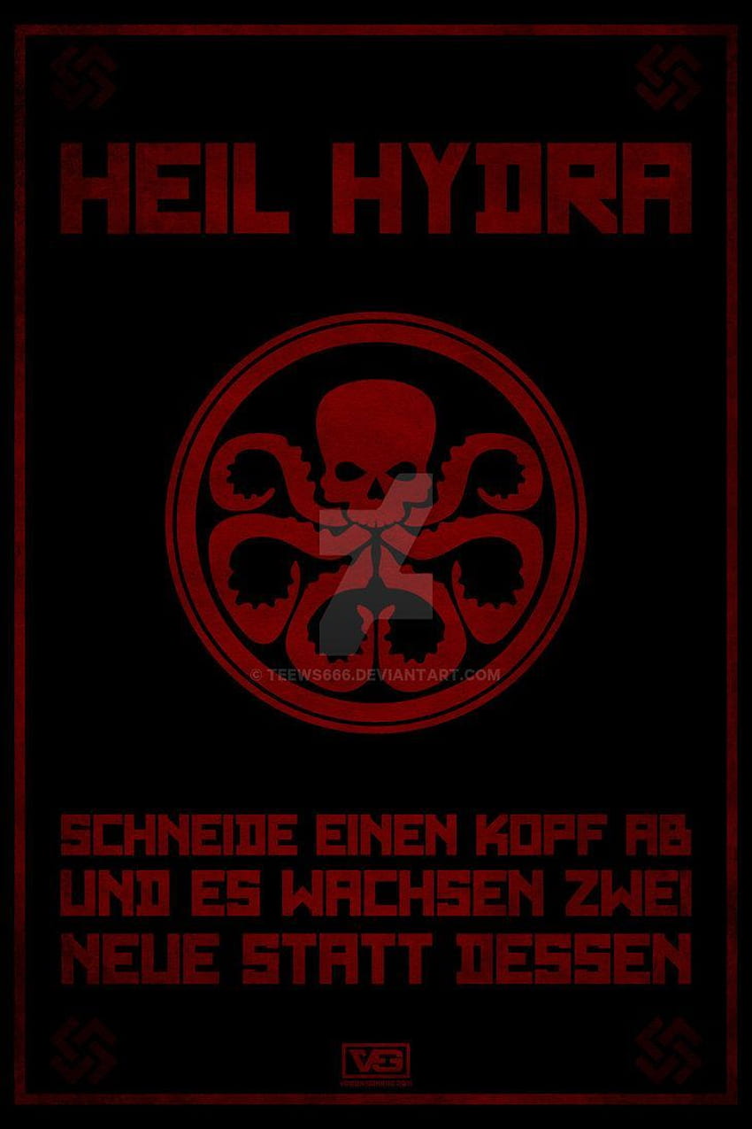 Brent Arklie on Hail Hydra. Hydra marvel, Hydra, Marvel HD phone wallpaper