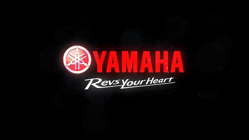 Logo Yamaha, Emblema Yamaha papel de parede HD