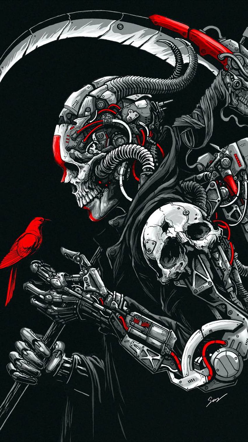 Death Machine, Skull and Dragon HD phone wallpaper | Pxfuel