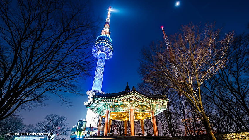 Reisen Sie nach Korea! - N Seoul-Turm, Namsan-Turm HD-Hintergrundbild