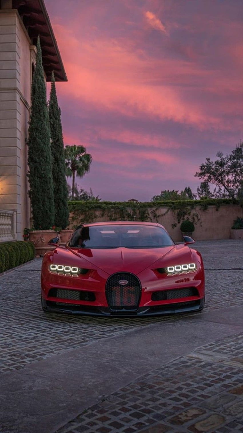 Bugatti CHIRON VERMELHO. . Carros luxuosos Papel de parede de celular HD