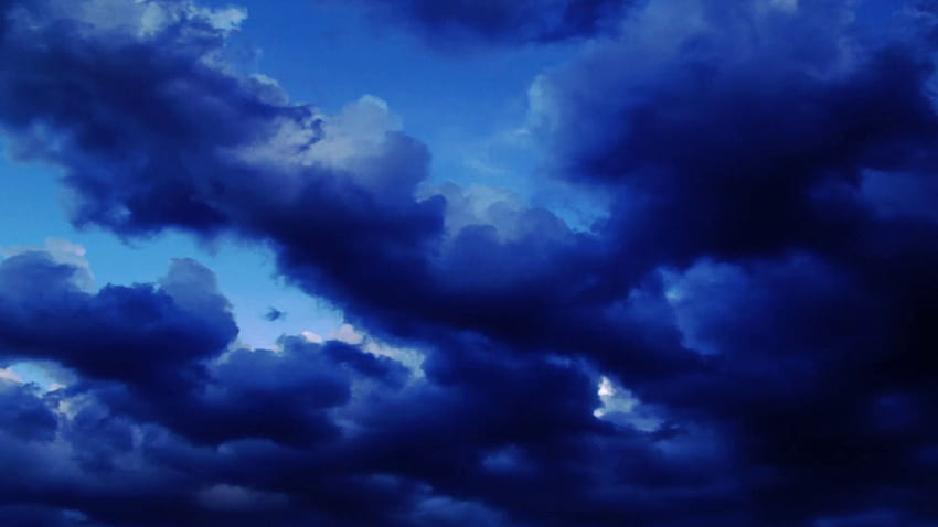 Blue Cloud Png - Тъмносини небесни облаци, Тъмно син облак HD тапет