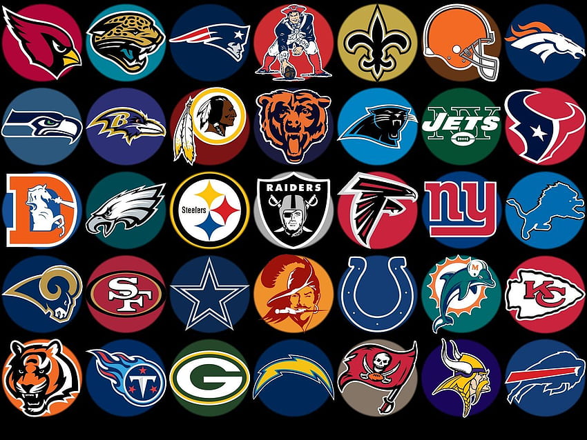 すべての NFL チームのロゴ 高画質の壁紙