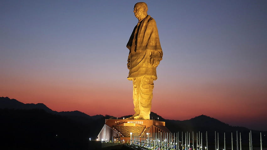 Gujarat Statue de l'unité, & contexte Fond d'écran HD