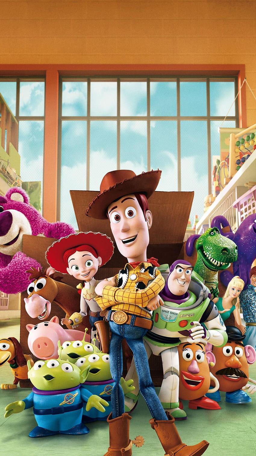 Toy Story 3 (2010) Telefon . Film Toy story 3, Toy story, Disney Toy Story Tapeta na telefon HD