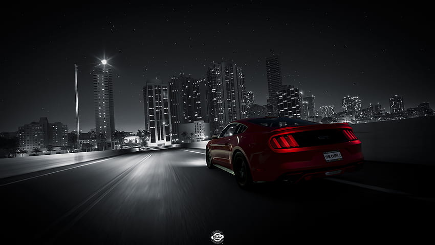 The Crew 2 Ford Mustang Feux arrière , Ford Mustang , Jeux , , Jeux Pc , Jeux Ps , The Crew 2 , The Crew , Jeux Xbox, Mustang Dual Monitor Fond d'écran HD