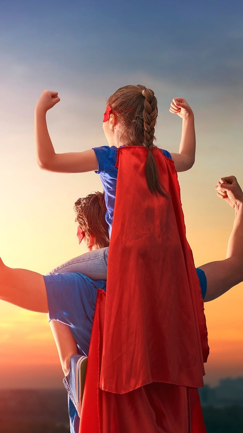 Babalar Günü, Superman, Babasının Kızı HD telefon duvar kağıdı