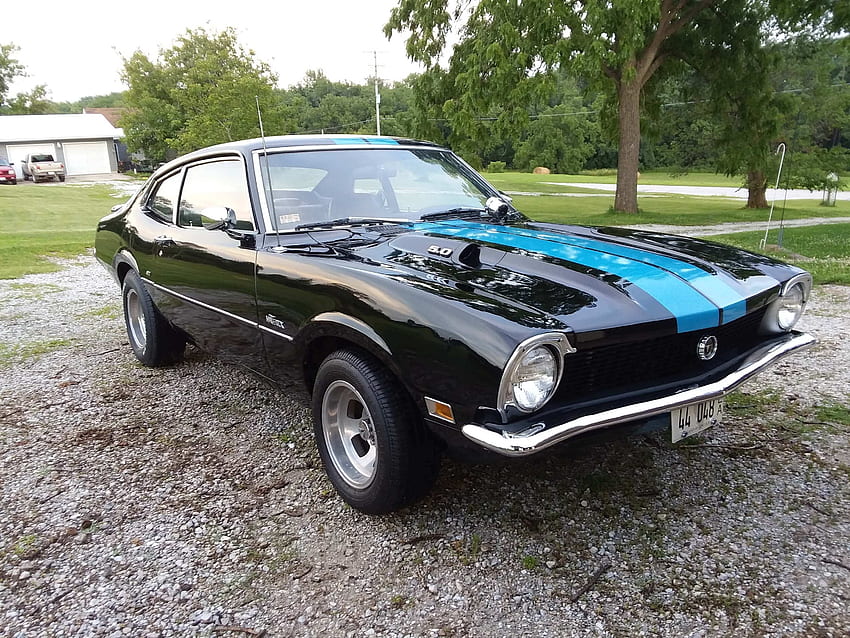 1970 Ford Maverick ฟอร์ด ไม่ฝักใฝ่ฝ่ายใด มัสเซิล รถยนต์ วอลล์เปเปอร์ HD