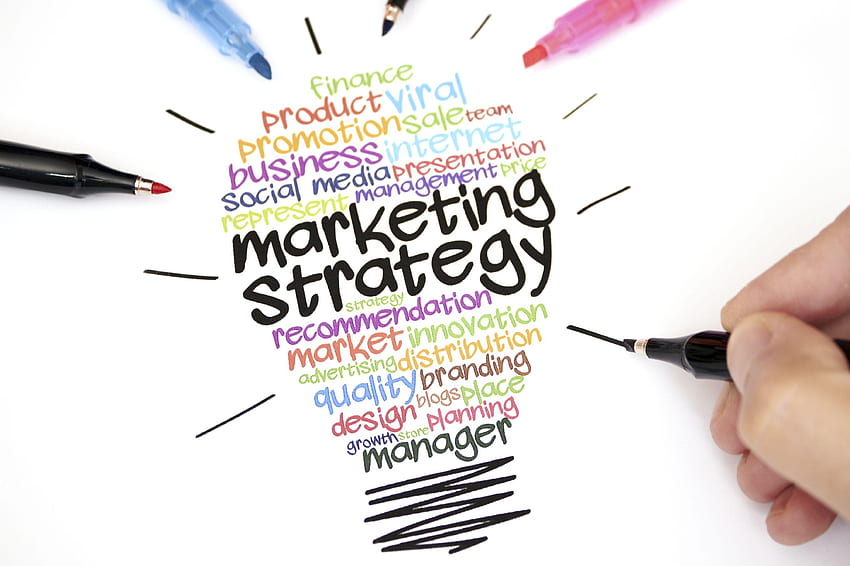 Marketing, Unternehmensstrategie HD-Hintergrundbild
