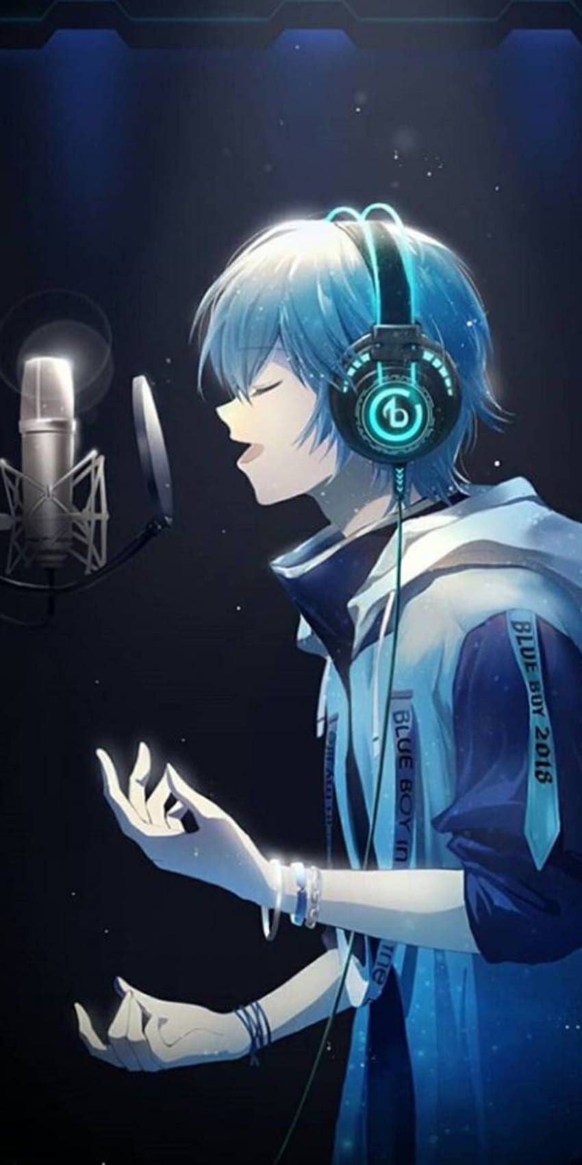 Download wallpaper 1280x960 boy headphones music sad anime standard 43  hd background