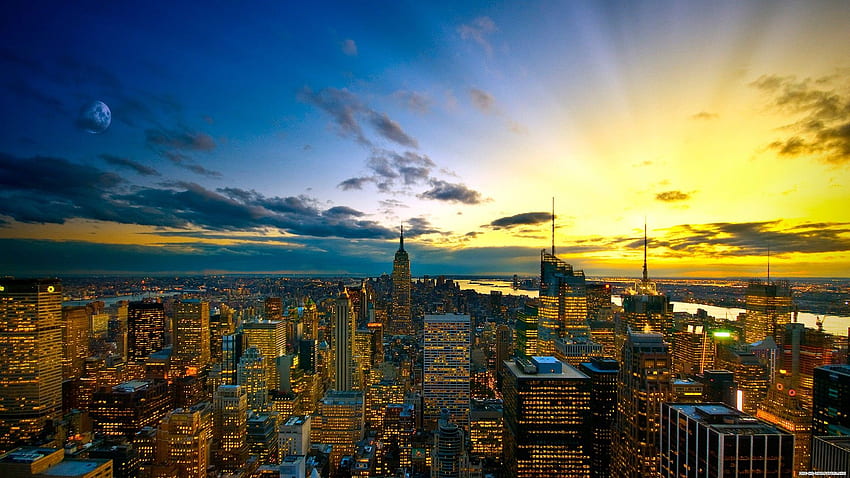 Latar Belakang Kota New York Untuk, Kota New York yang Indah Wallpaper HD