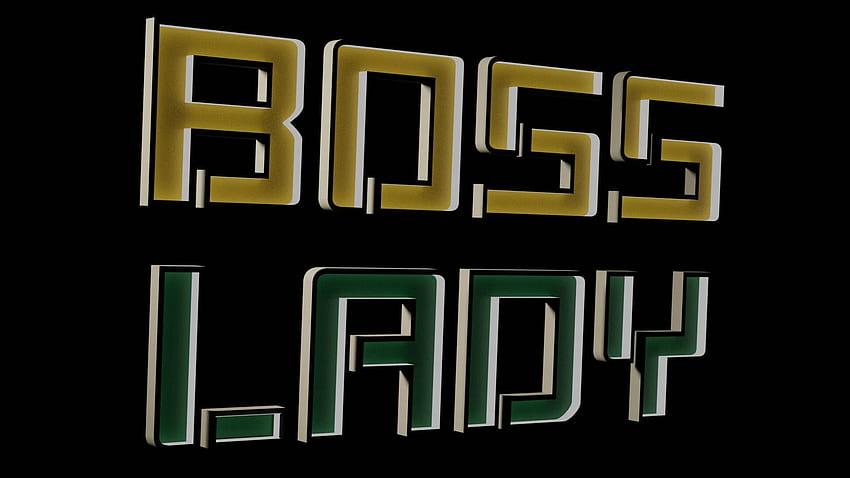 ArtStation - Boss Lady Animated Text, Michael Sheaver HD wallpaper