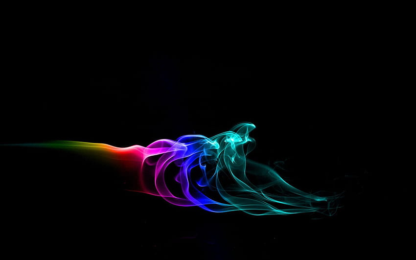 추상, 연기, 빛나는, 여러 가지 빛깔의, 가지각색의, 형태 HD 월페이퍼
