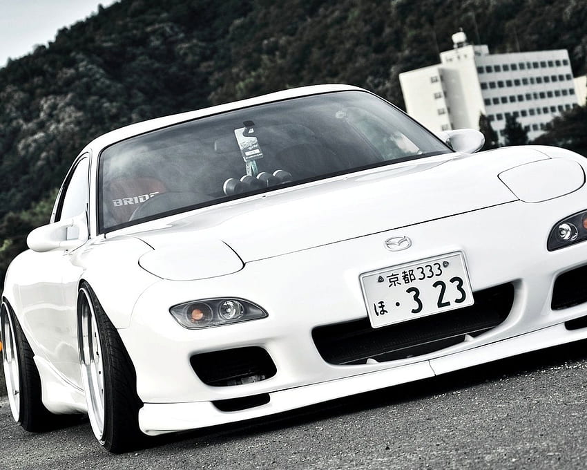 mazda, rx7, car, japan, car, , tuning, white, 1280X1024 Car HD wallpaper