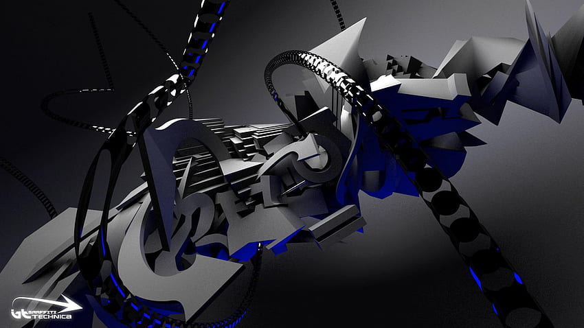 3D, Cg, Digital, Art, Urban, Graffiti / и мобилен фон, Adidas Graffiti HD тапет