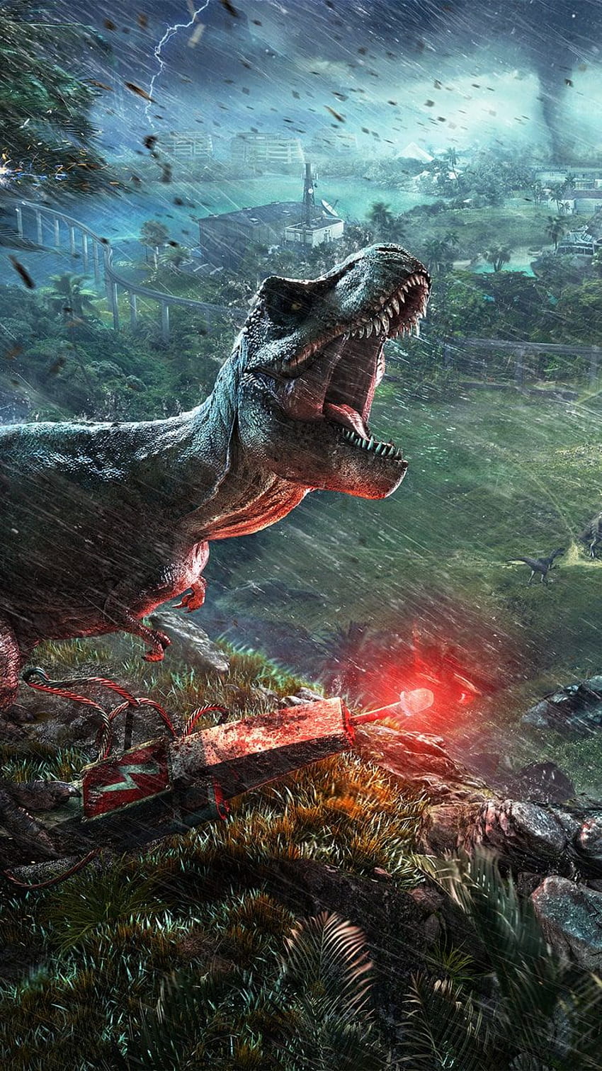 Dinossauro Jurassic World - Incrível Papel de parede de celular HD