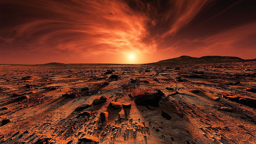 Marte :, Paisaje de Marte fondo de pantalla