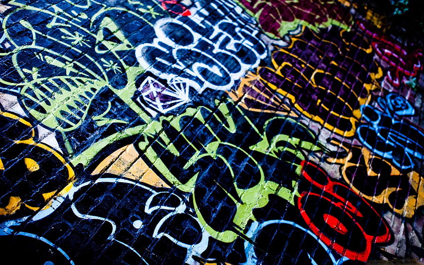 Best Graffiti Mac, Rainbow Graffiti HD wallpaper