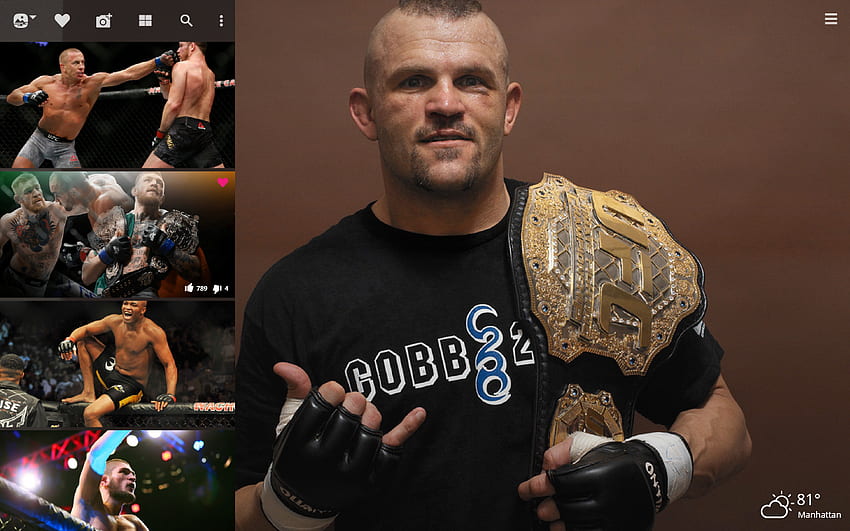 UFC Fighters New Tab Theme - Sports Fan Tab HD wallpaper