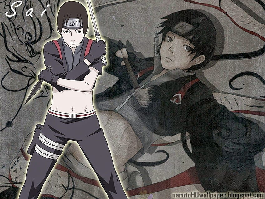 Naruto Shippuden : SAI : With Kunai and Tantoo HD wallpaper