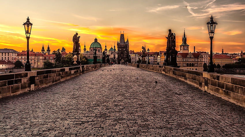 Europe prague république tchèque villes pont charles Fond d'écran HD