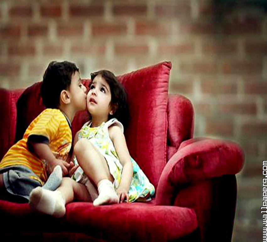 Cute Baby Couple - Love Kiss - HD wallpaper | Pxfuel