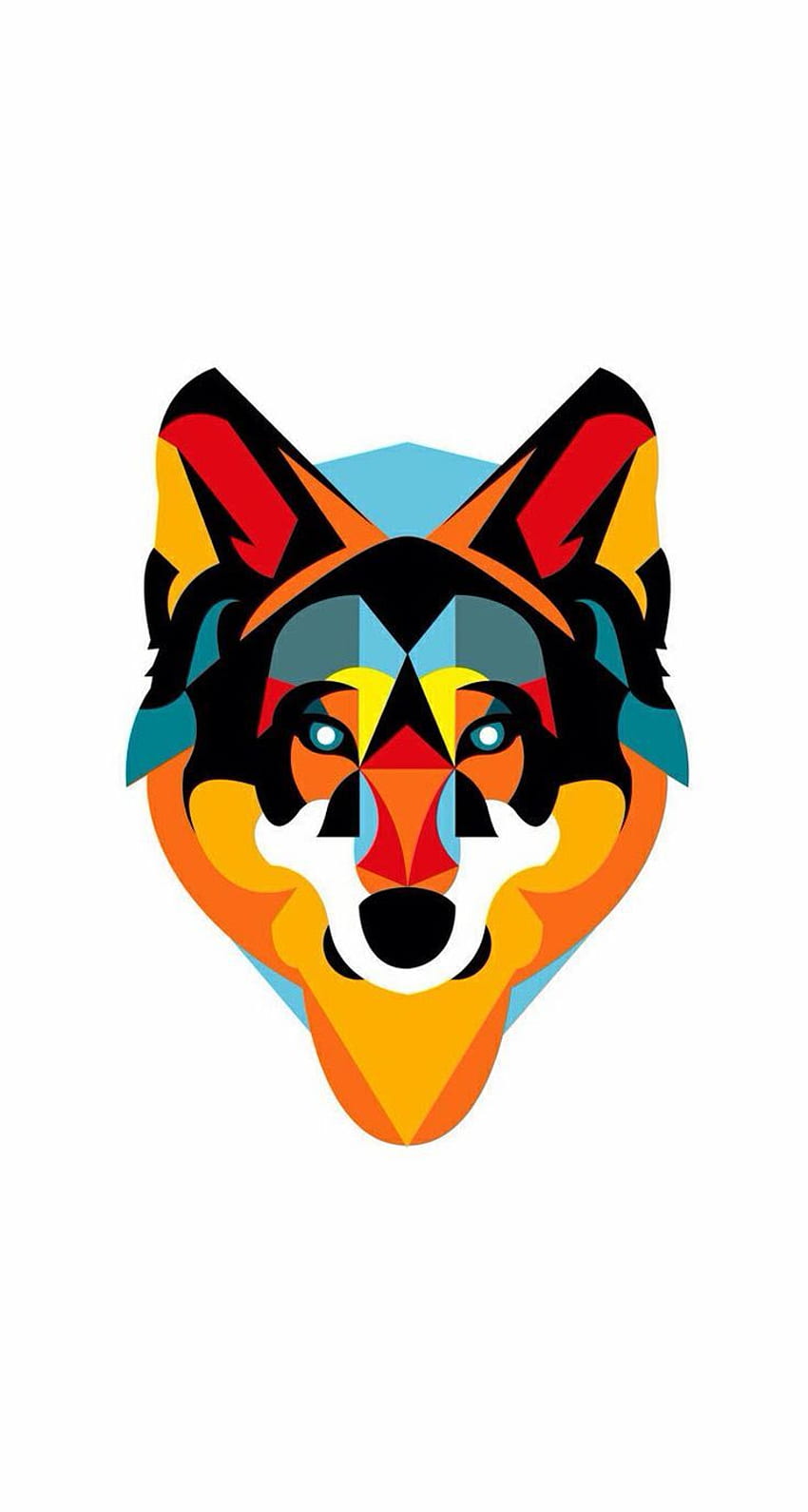 Geometric Animal, Colorful Fox HD phone wallpaper | Pxfuel