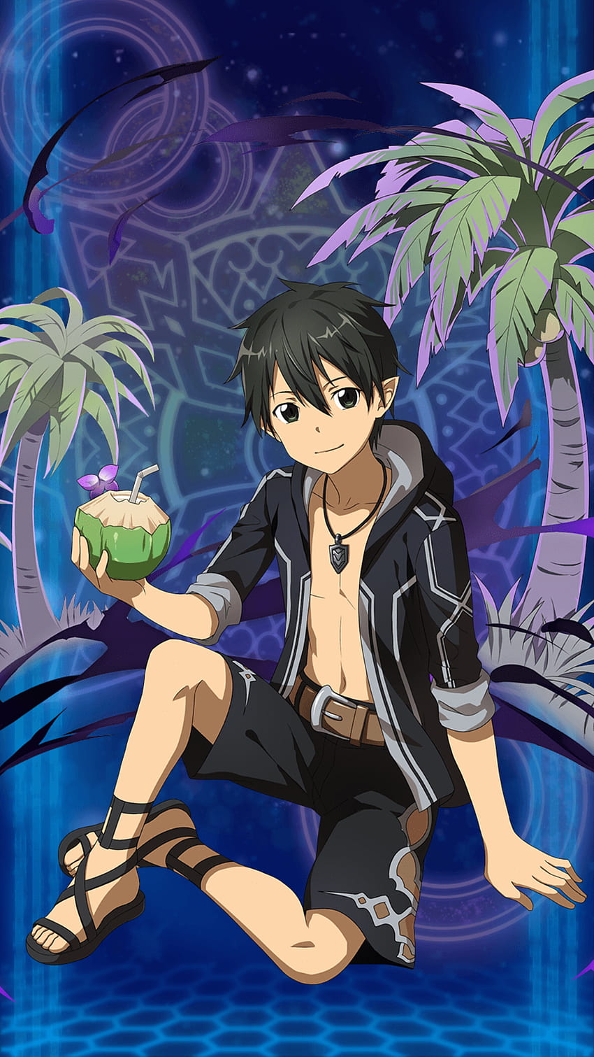 Tropical Beach Boy Kirito. สาวอนิเมะ, หนุ่มอะนิเมะ, อะนิเมะ, Cute Kirito HD phone wallpaper