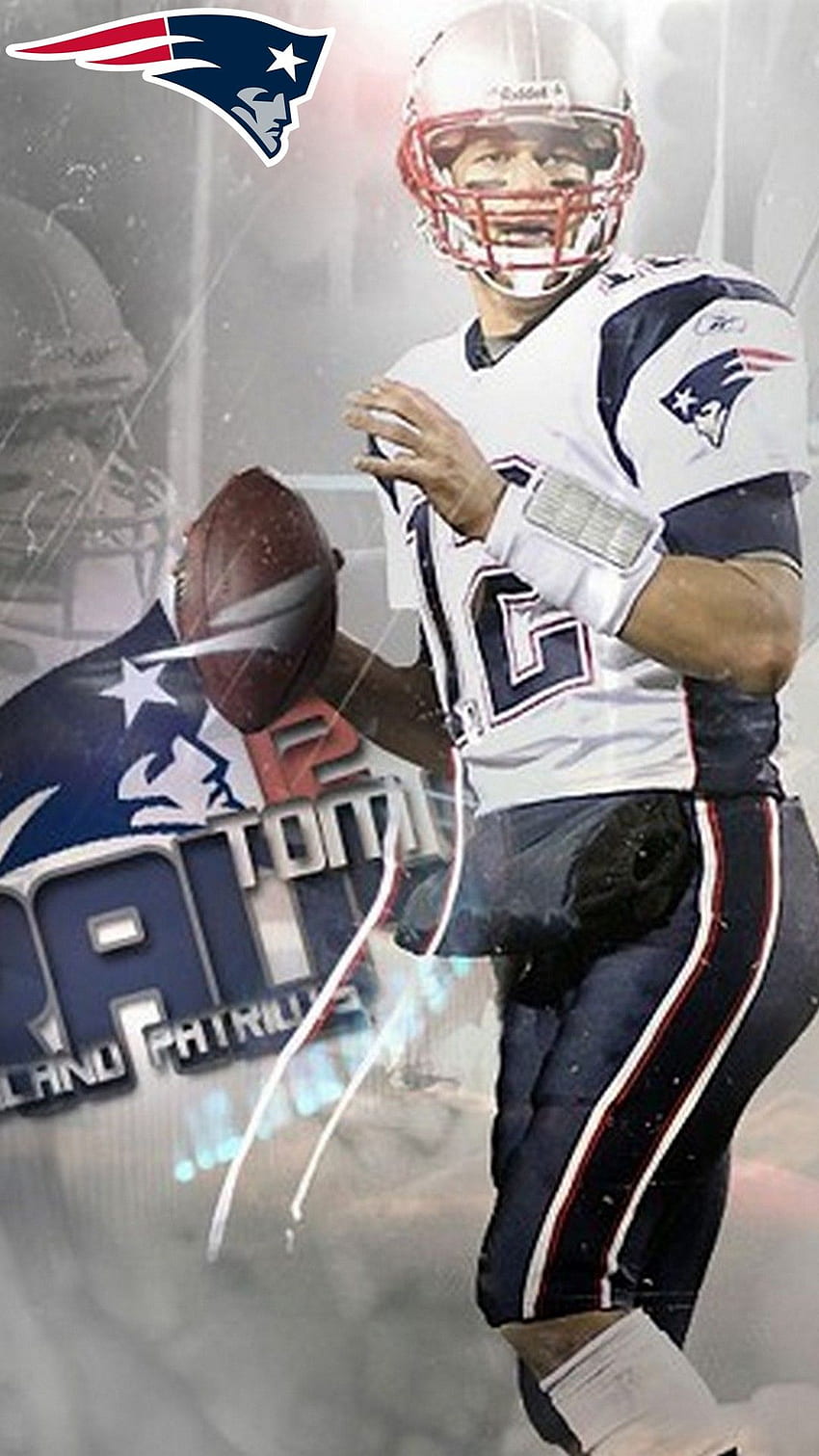 Tom Brady Patriots iPhone 8. Piłka nożna NFL 2021 . Patrioci z Nowej Anglii, Tom Brady Patrioci, Patrioci, Gron i Brady Tapeta na telefon HD