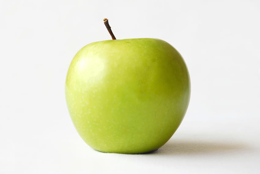 食べ物, りんご, 果物, 白の背景 高画質の壁紙