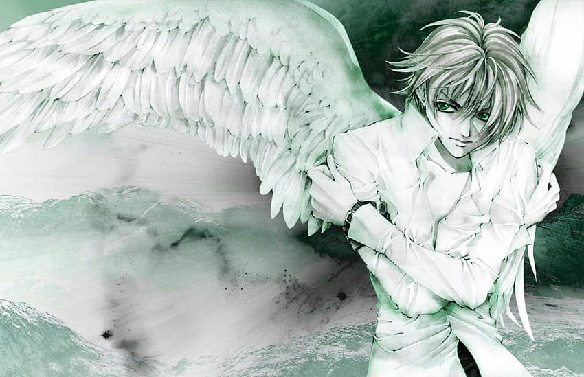 Anime Girl Fallen Angel 4K wallpaper download