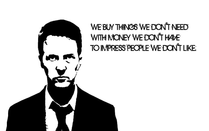 Fight Club Quote, Fight Club Quotes HD wallpaper