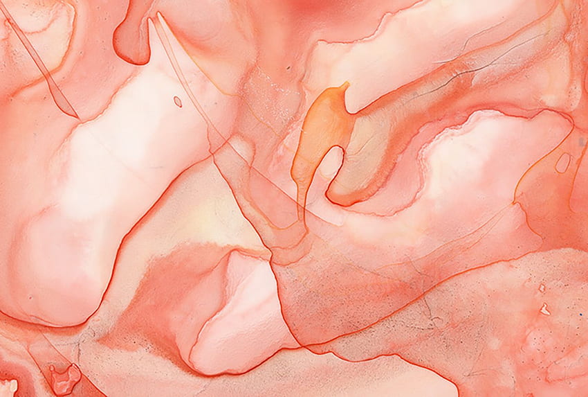 soft watercolor, Peach Marble HD wallpaper