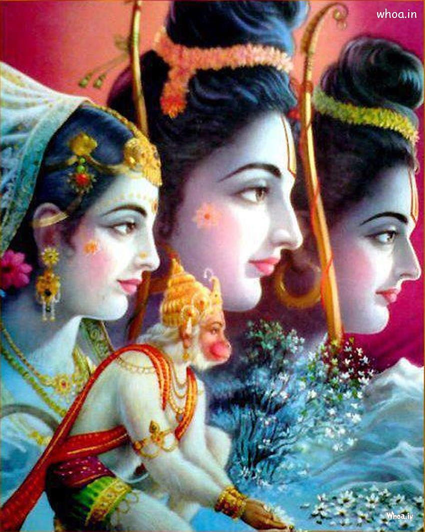 Of Lord Ram Sita And Laxman HD phone wallpaper