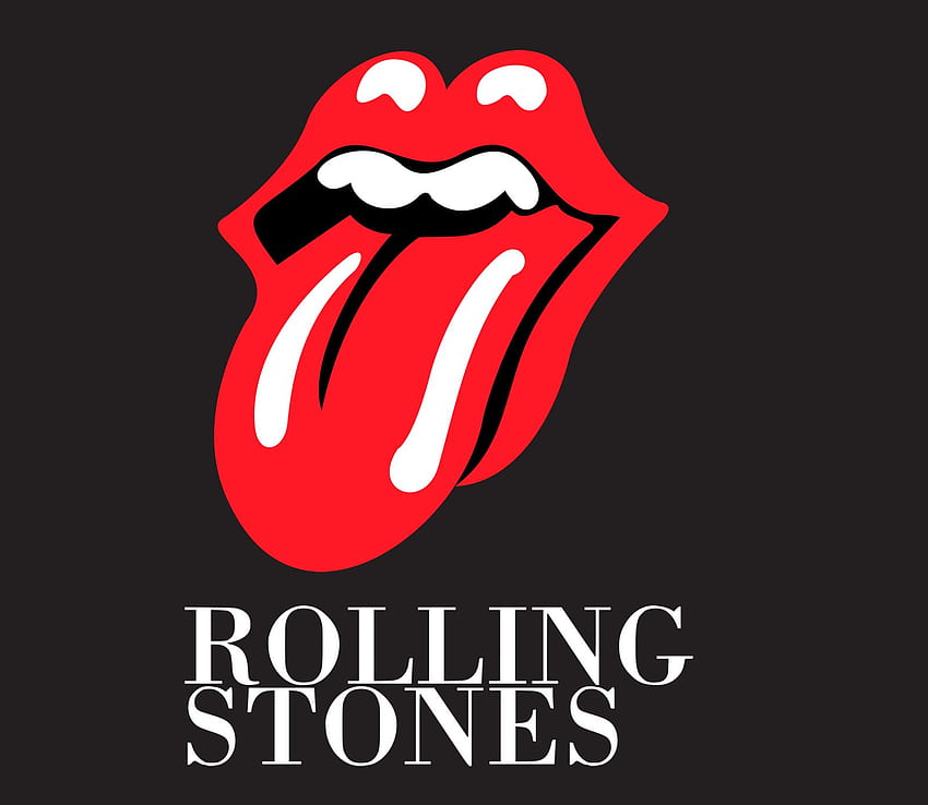 Logotipos de língua Rolling Stones papel de parede HD