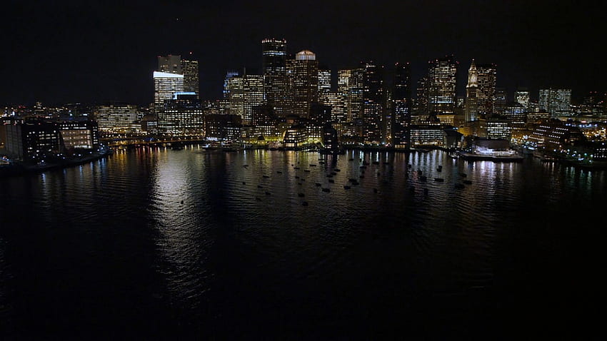Starling City bei Nacht - Oliver & Felicity HD-Hintergrundbild